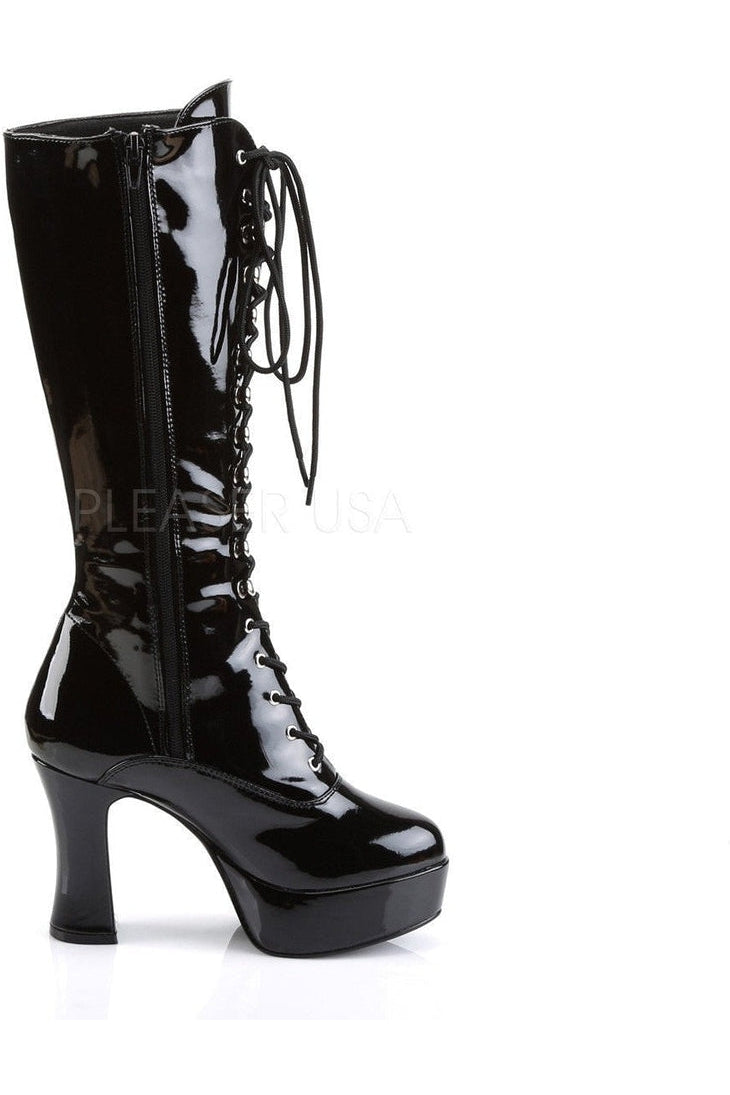EXOTICA-2020 Knee Boot | Black Patent-Funtasma-Knee Boots-SEXYSHOES.COM