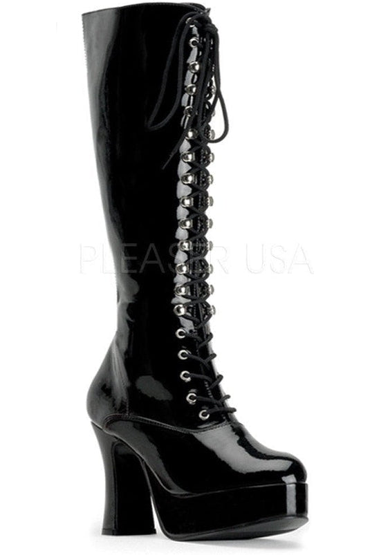 Funtasma EXOTICA-2020 Knee Boot in Black Patent from SexyShoes.com
