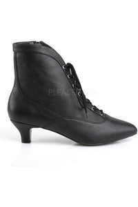 Pleaser Pink Label FAB-1005 Ankle Boot in Black Faux Leather