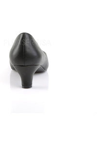 Pleaser Pink Label FAB-420 Pump in Black Faux Leather