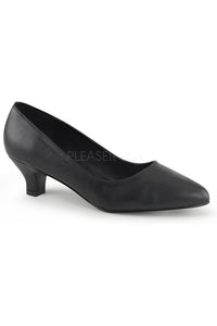 Pleaser Pink Label FAB-420 Pump in Black Faux Leather from SexyShoes.com