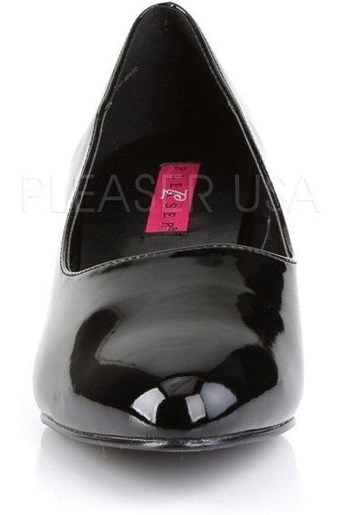 FAB-420 Pump | Black Patent-Pleaser Pink Label-Pumps-SEXYSHOES.COM