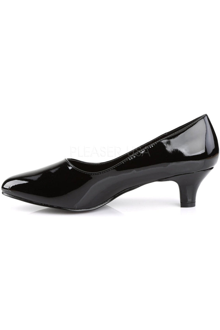 FAB-420 Pump | Black Patent-Pleaser Pink Label-Pumps-SEXYSHOES.COM