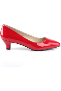 Pleaser Pink Label FAB-420 Pump in Red Patent