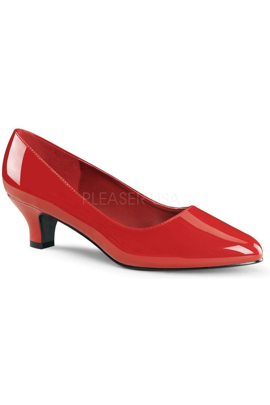 Pleaser Pink Label FAB-420 Pump in Red Patent from SexyShoes.com