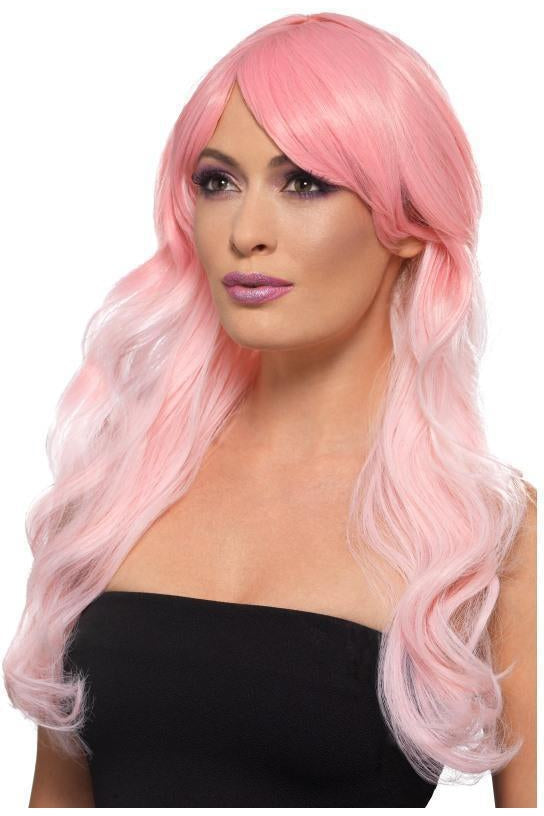 Fashion Ombre Wig, Wavy, Long | Pink-Fever-SEXYSHOES.COM