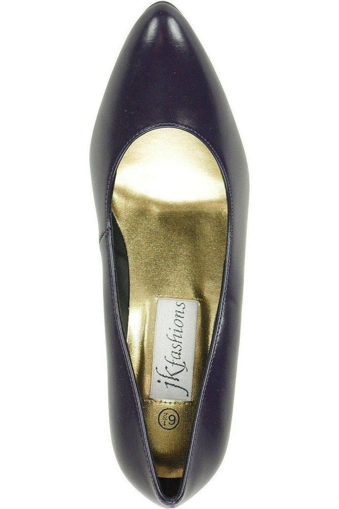 Sexyshoes Brand Fashions Pump Purple in Purple Genuine Leather