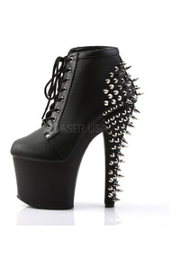 Pleaser FEARLE700-28 Platform Boot in Black Faux Leather