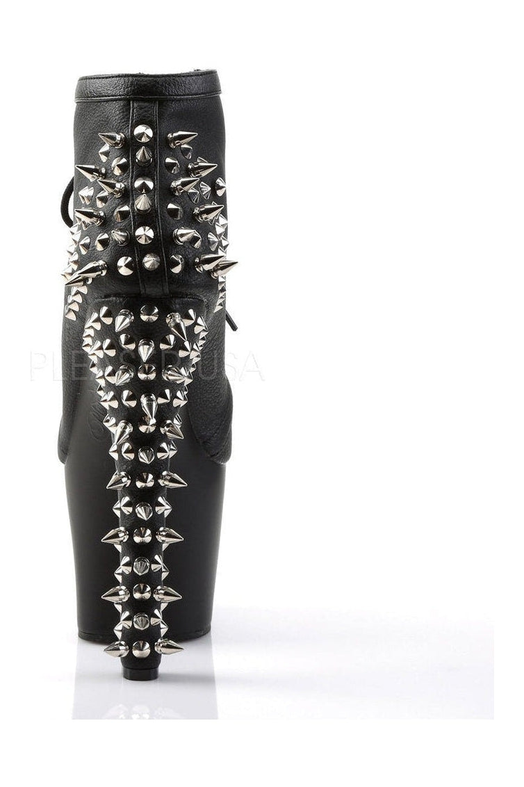 Pleaser FEARLE700-28 Platform Boot in Black Faux Leather