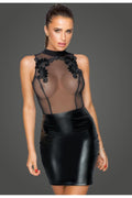 Edgy Dress with Fine Embroidery