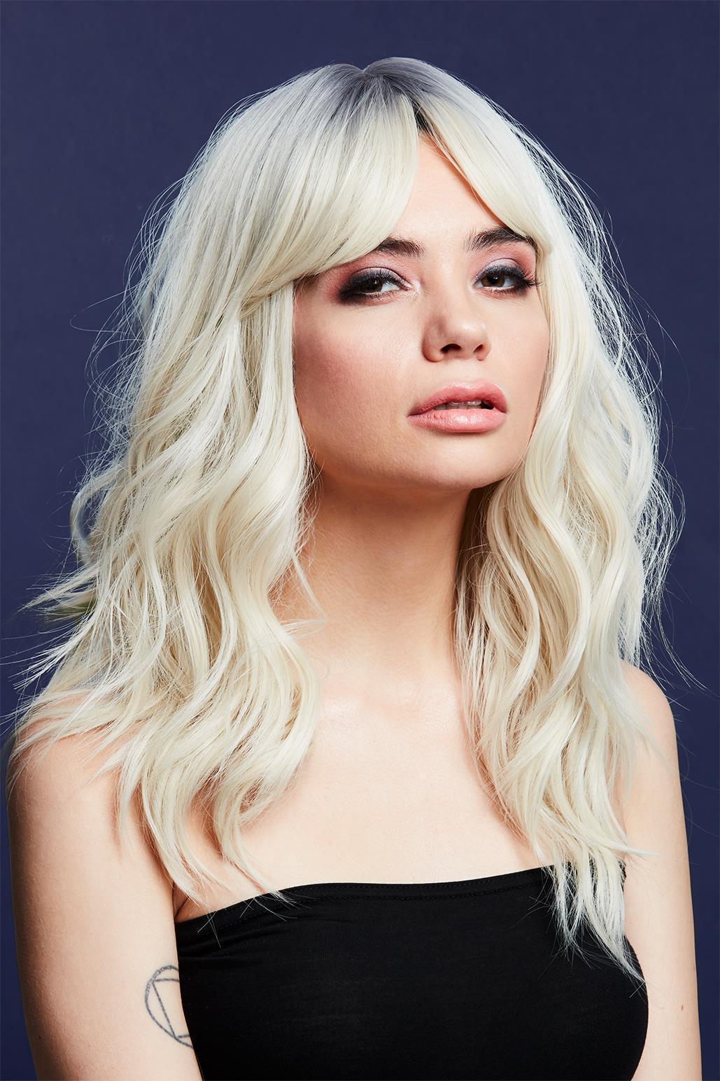 Fever Ashley Wig | Ice Blonde-Wigs-Fever-Blond-O/S-SEXYSHOES.COM