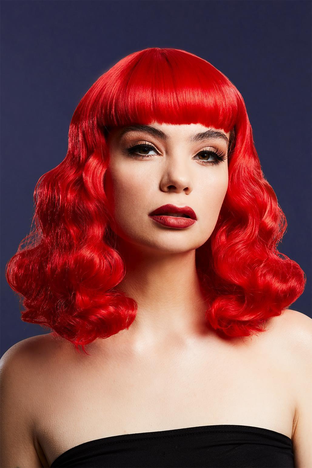 Fever Bettie Wig | Red-Wigs-Fever-Red-O/S-SEXYSHOES.COM