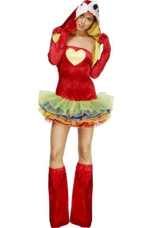 Fever Birds of Paradise Parrot Costume Tutu Dress | Red-Fever-Red-Animal Costumes-SEXYSHOES.COM