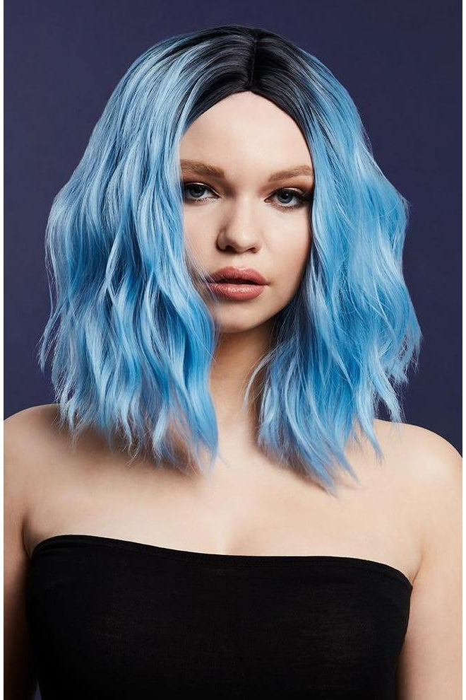 Fever Cara Wig | Baby Blue-Wigs-Fever-Blue-O/S-SEXYSHOES.COM