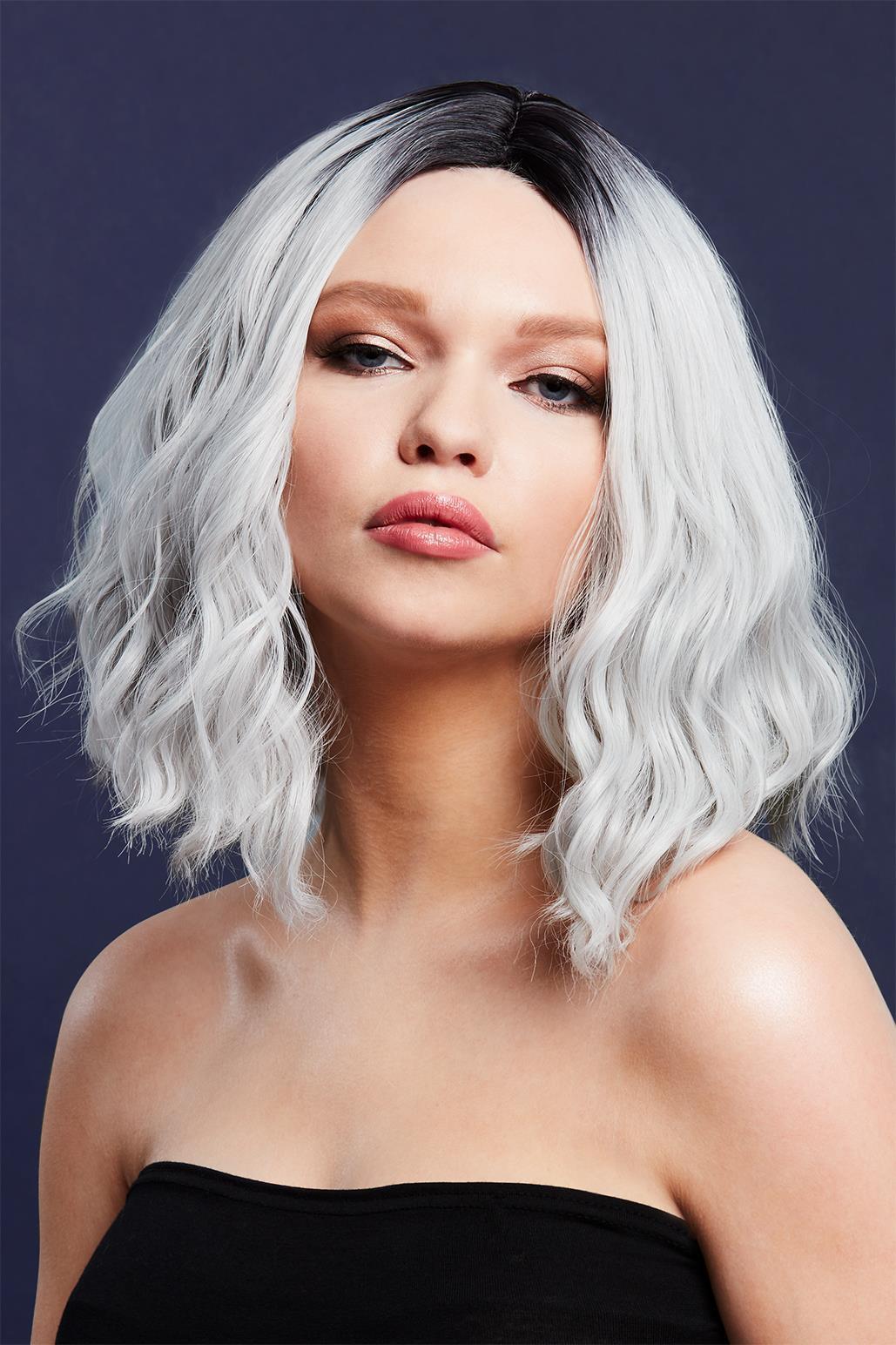 Fever Cara Wig | Ice Silver-Wigs-Fever-White-O/S-SEXYSHOES.COM