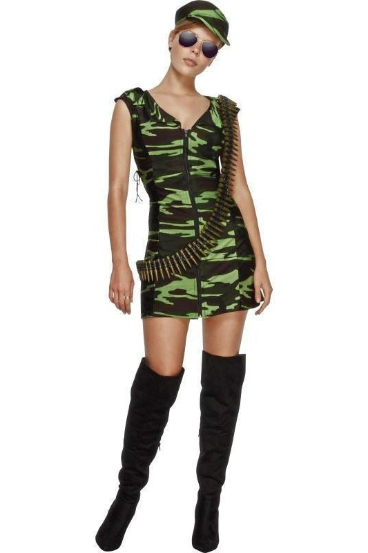 Fever Combat Girl Costume | Camouflage-Fever-Camo-Military Costumes-SEXYSHOES.COM