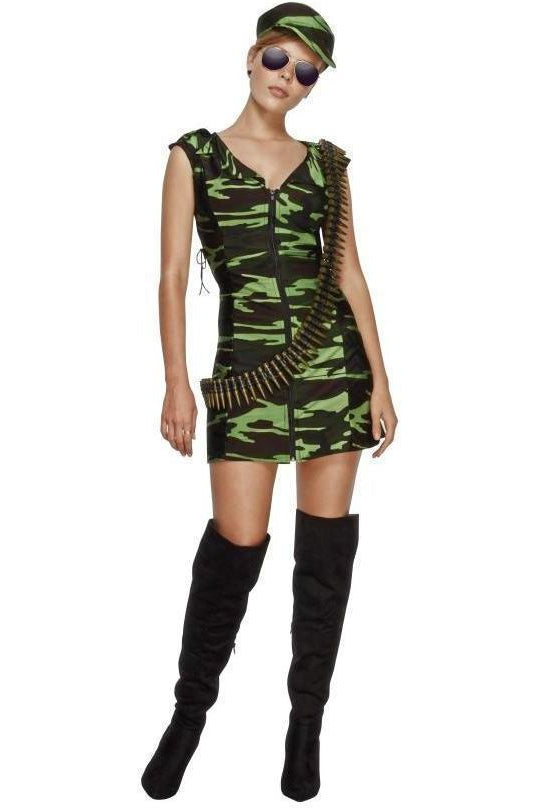 Fever Combat Girl Costume | Camouflage-Fever-Military Costumes-SEXYSHOES.COM