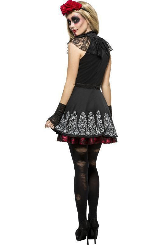 Fever Day of the Dead Costume | Black-Fever-Zombie Costumes-SEXYSHOES.COM