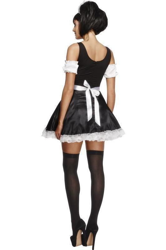 Fever Flirty French Maid Costume | Black-Fever-Maid Costumes-SEXYSHOES.COM