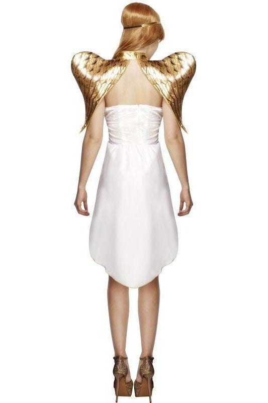 Fever Glamorous Angel Costume with Dress | White-Fever-Victorian Costumes-SEXYSHOES.COM