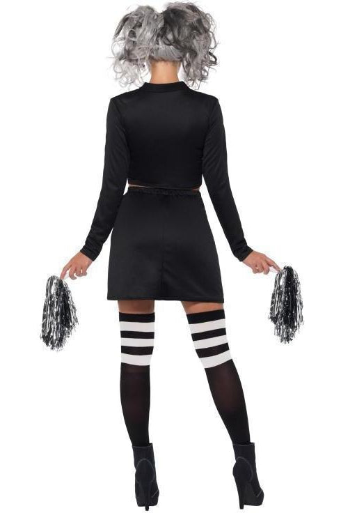 Fever Gothic Cheerleader Costume | Black-Fever-SEXYSHOES.COM