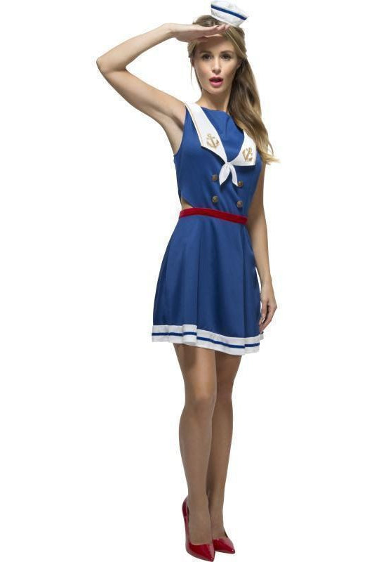 Fever Hey Sailor Costume | Blue-Fever-Blue-Sailor Costumes-SEXYSHOES.COM