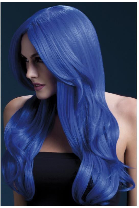 Fever Khloe Wig | Neon Blue-Fever-Neon Blue-Wigs-SEXYSHOES.COM