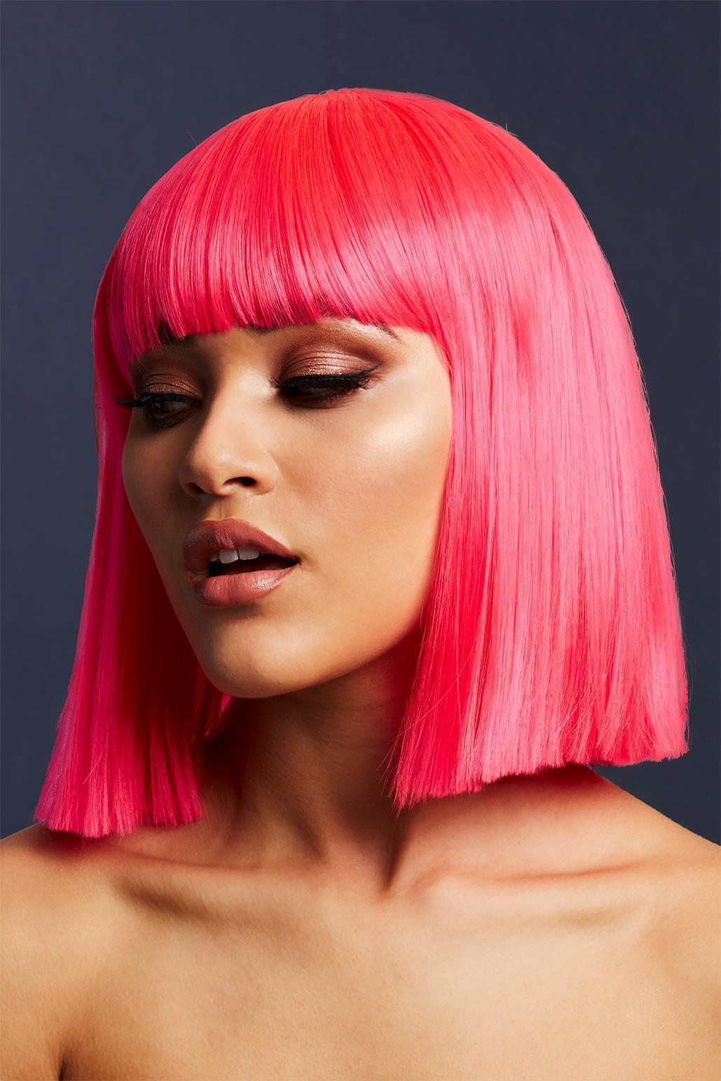 Fever Lola Wig | Neon Pink-Wigs-Fever-Fuchsia-O/S-SEXYSHOES.COM