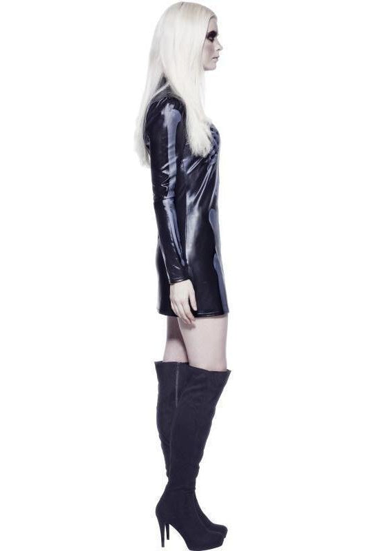 Fever Miss Whiplash Skeleton Costume | Black-Fever-Zombie Costumes-SEXYSHOES.COM