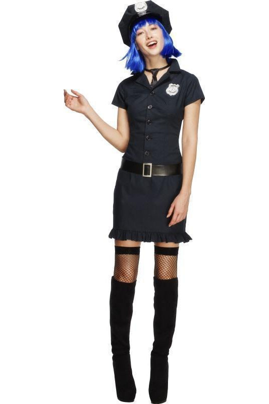 Fever Naughty Cop | Black-Fever-Black-Cop Costumes-SEXYSHOES.COM