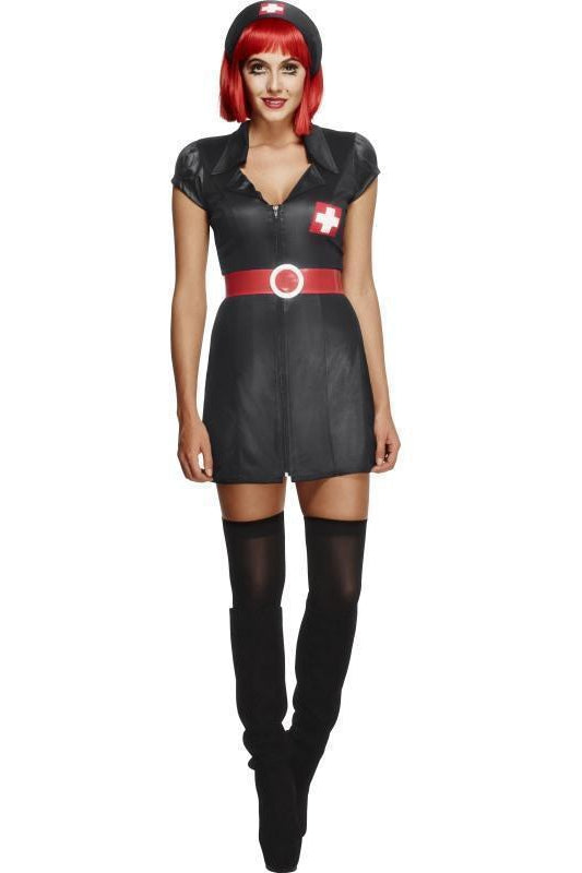 Fever Nurse Have Mercy Costume | Black-Fever-Black-Nurse Costumes-SEXYSHOES.COM