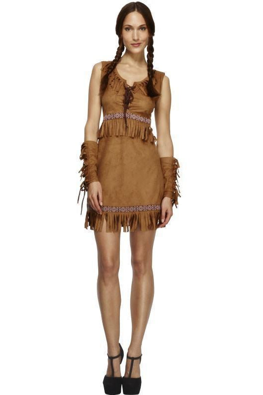 Fever Pocahontas Costume | Brown-Fever-Brown-Fairytale Costumes-SEXYSHOES.COM