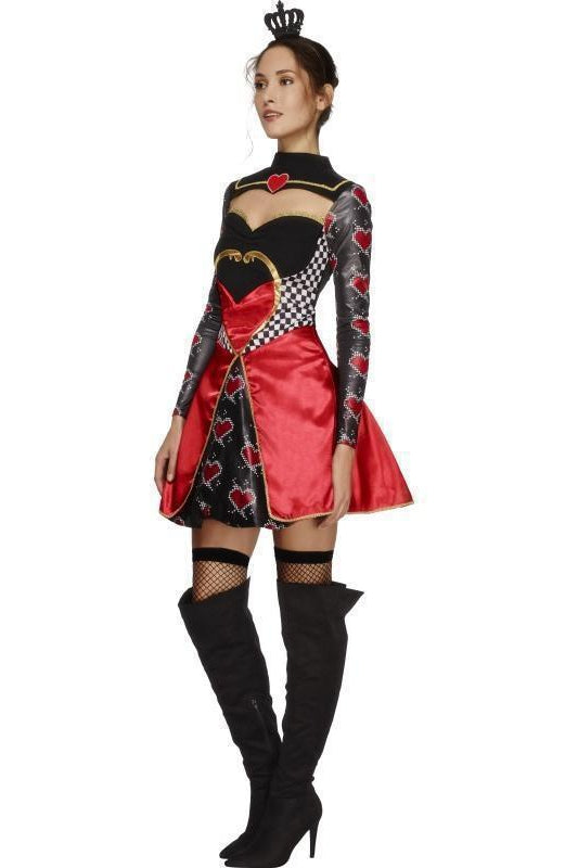 Fever Queen Of Hearts Costume | Black-Fever-Fairytale Costumes-SEXYSHOES.COM