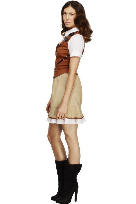 Fever Sheriff Costume with Waistcoat | Brown-Fever-Cop Costumes-SEXYSHOES.COM
