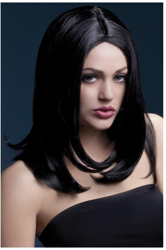 Fever Sophia Wig | Black-Fever-Black-Wigs-SEXYSHOES.COM