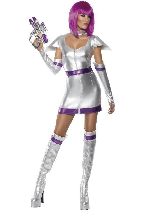 Fever Space Cadet Costume | Silver-Fever-Space Costumes-SEXYSHOES.COM