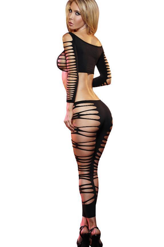 Fire Flame Top and Pants Set-Lapdance Lingerie-SEXYSHOES.COM