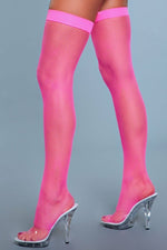 Fishnet Thigh Highs