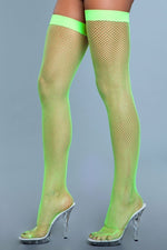 Fishnet Thigh Highs