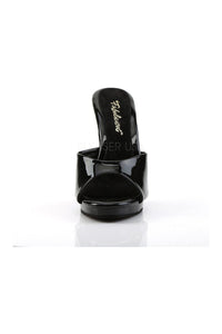 Fabulicious FLAIR-401-2 Platform Slide in Black Patent