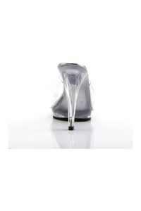 Fabulicious FLAIR-401 Platform Slide in Clear Vinyl