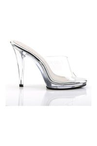 Fabulicious FLAIR-401 Platform Slide in Clear Vinyl