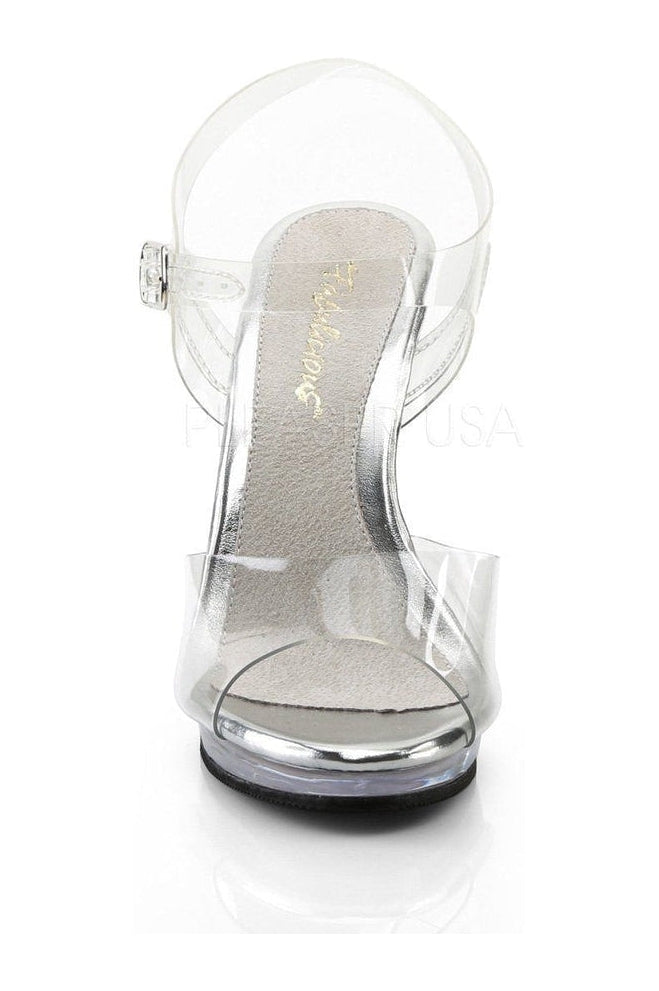FLAIR-408 Sandal | Clear Vinyl-Fabulicious-Sandals-SEXYSHOES.COM