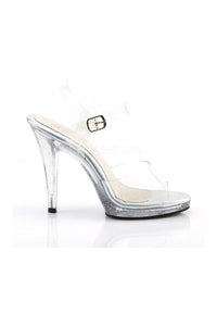Fabulicious FLAIR-408MG Sandal in Clear Vinyl
