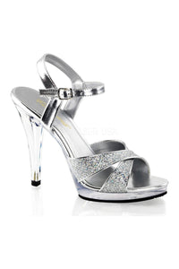 Fabulicious FLAIR-419(G) Sandal in Clear Glitter from SexyShoes.com