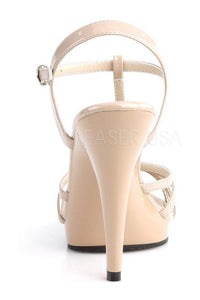 Fabulicious FLAIR-420 Sandal in Nude Patent