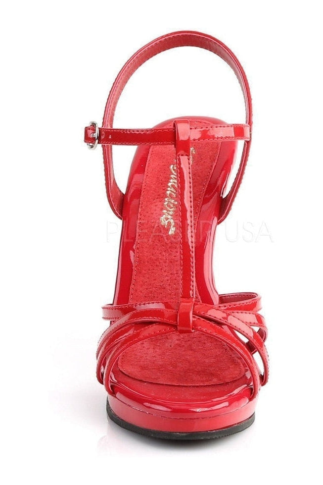 Fabulicious FLAIR-420 Sandal in Red Patent