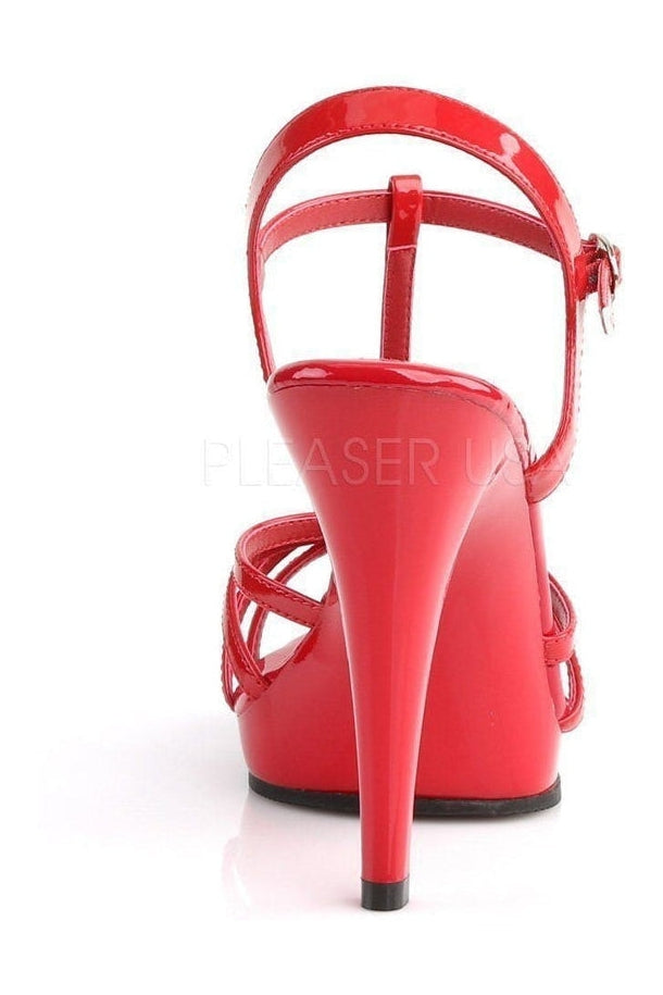Fabulicious FLAIR-420 Sandal in Red Patent