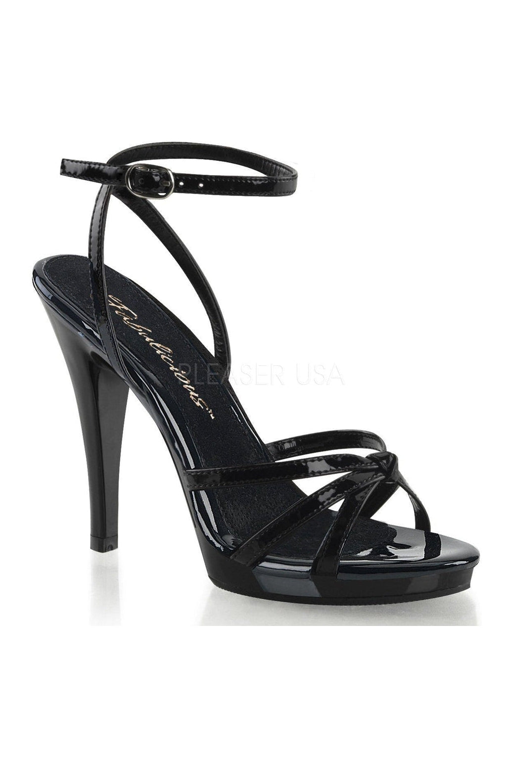 FLAIR-436 Sandal | Black Patent-Fabulicious-Black-Sandals-SEXYSHOES.COM