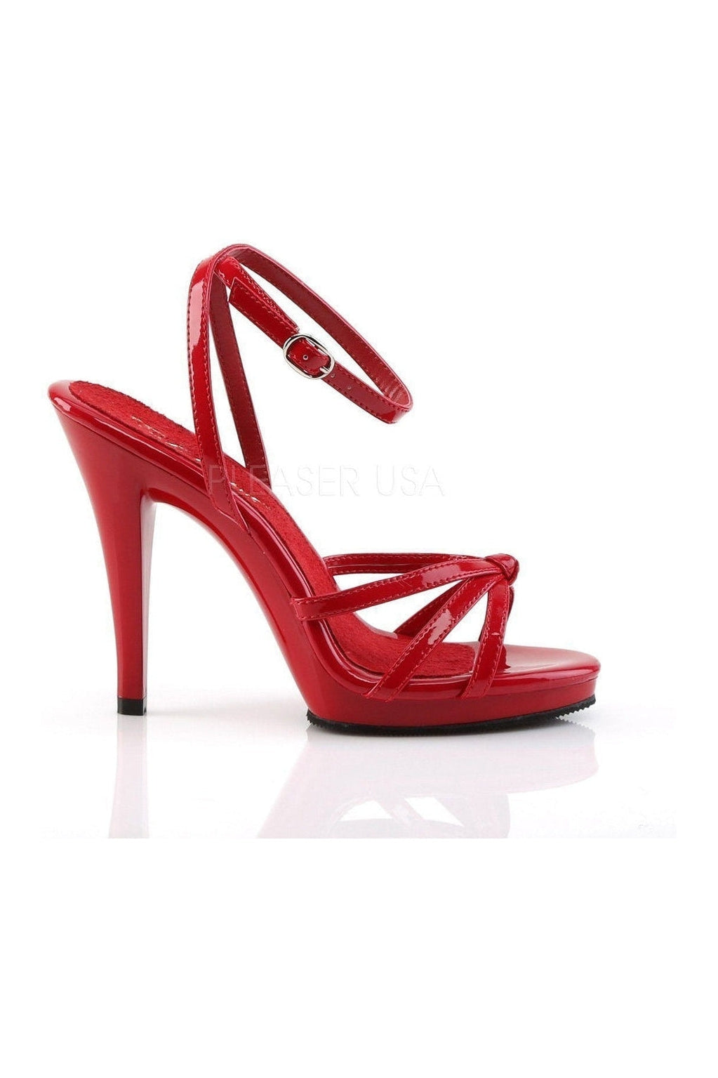 Fabulicious FLAIR-436 Sandal in Red Patent